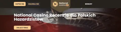 NationalCasino atrakcyjny bonus powitalny National Casino bonus powitalny