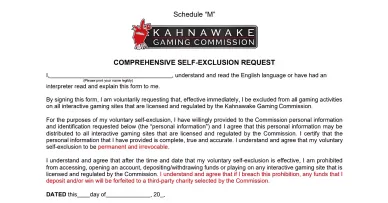 KGC — Kahnawake Gaming Commission Kahnawake Gaming Commission